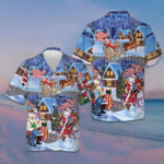 Christmas Holiday Santa Patriot Hawaiian Shirt Merry Christmas Shirt Gift Ideas – Moonbestprint