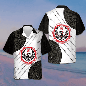 Native American Eagle And Sun Hawaiian Shirt Men's Button Up Shirts Summer Gift Ideas – Moonbestprint