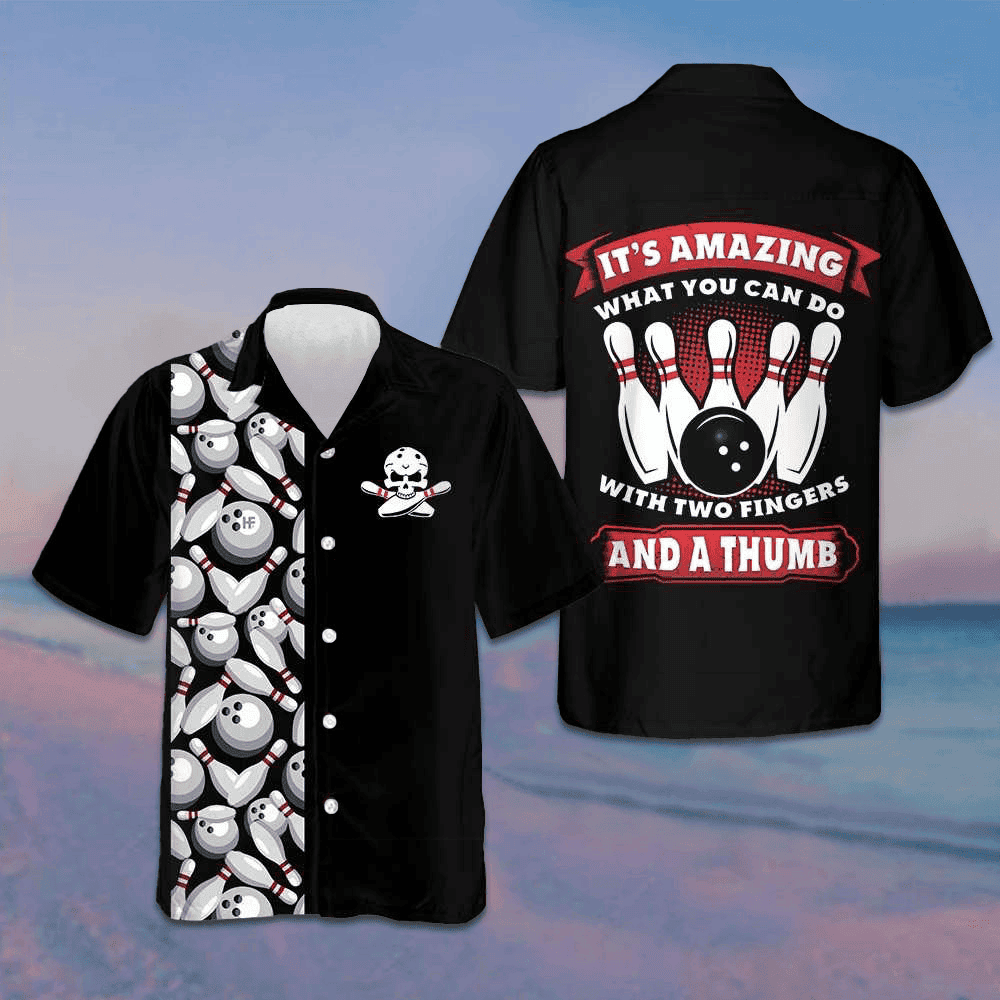 It's Amazing What You Can Do Bowling Hawaiian Shirt Bowling Lover Men's Summer Shirts Sale – Moonbestprint