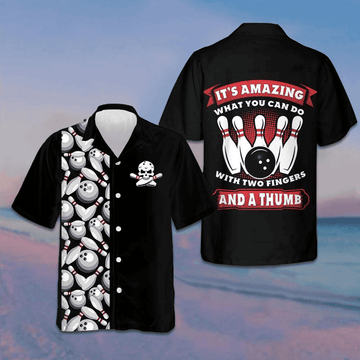 It's Amazing What You Can Do Bowling Hawaiian Shirt Bowling Lover Men's Summer Shirts Sale – Moonbestprint