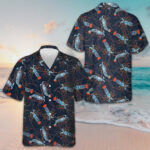 Lobster With Coral Reef Hawaiian Shirt Men's Vacation Button Up Shirts Gifts For Brother – Moonbestprint