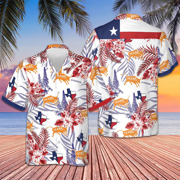Bluebonnet Texas Hawaiian Shirt Button Up Vacation Shirts Gifts For Texas Lovers – Moonbestprint