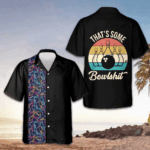 That's Some Bowlshit Hawaiian Shirt Men's Button Up Shirt Gifts For Bowling Lovers – Moonbestprint