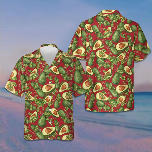 Pattern Of Fresh Avocados Hawaiian Shirt Cool Summer Shirts Gifts For Avocado Lovers – Moonbestprint