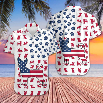 American Chihuahua Hawaiian Shirt Dog Lovers Men's Button Down Beach Shirts Gift Ideas – Moonbestprint