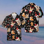 Adorable Corgis Merry Christmas Hawaiian Shirt Christmas Ideas Gifts For Corgi Lovers – Moonbestprint