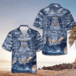 US Navy Veteran No One Fights Alone Hawaiian Shirt Camo Button Up Shirt Gifts For Navy Veterans – Moonbestprint