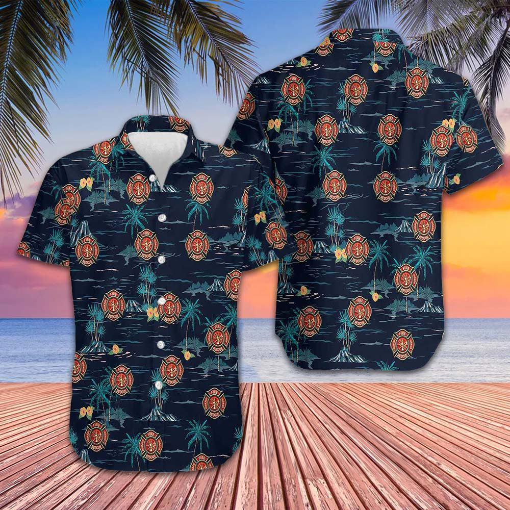 All Gave Some Some Gave All Firefighter Hawaiian Shirt Men's Summer Shirts Gifts For Firefighter – Moonbestprint