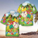 Farm Chicken Easter Eggs Hawaiian Shirt Funny Easter Shirt Gifts For Husband – Moonbestprint