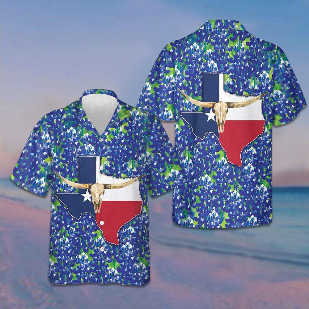 Texas Forever Hawaiian Shirt Tropical Button Down Shirt Gifts For Texans – Moonbestprint