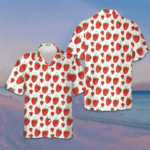 Strawberries Hawaiian Shirt Button Up Summer Shirts For Men Gifts For Strawberry Lovers – Moonbestprint