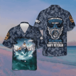 Custom I Own It Forever The Title Navy Veteran Hawaiian Shirt Proud Veteran USN Camo Shirt – Moonbestprint
