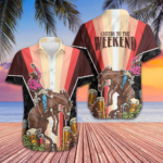 Cheers to the Weekend Rodeo Hawaiian Shirt Western Cowboy Drinking Shirt Gift For Him – Moonbestprint