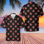 Skeleton Drinking In Santa Costume Hawaiian Shirt Funny Santa Claus Xmas Shirt Gifts For Him – Moonbestprint