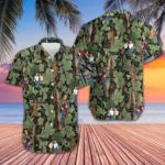 Arborist Proud Tropical Pattern Hawaiian Shirt Men's Beach Shirts Button Up Arborist Gifts – Moonbestprint