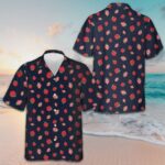 Strawberry Slice Hawaiian Shirt Men's Beach Button Up Gifts For Strawberry Lovers – Moonbestprint