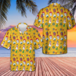 I Love Christmas Hawaiian Shirt Merry Christmas Yellow Button Up Shirt Gifts For Him – Moonbestprint