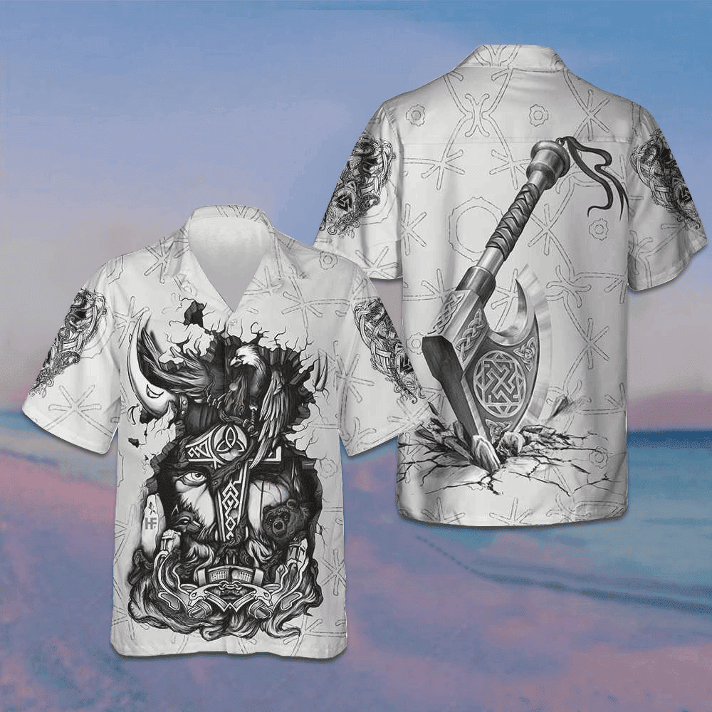 Tattoo Art Hawaiian Shirt Summer Button Up Shirts Presents For Husband – Moonbestprint
