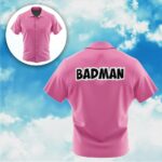 Vegeta Badman Pink DBZ Abridged Button Up Hawaiian Shirt Gifts For Dragon Ball Z Fans – Moonbestprint