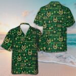 Good Luck St Patrick's Day Hawaiian Shirt Men's Short Sleeve Button Up Gifts For Irish – Moonbestprint