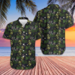 Alien And Spider In Night Tropical Forest Hawaiian Shirt Cool Summer Shirts For Guys Gift – Moonbestprint