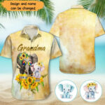 Personalized Grandma Elephant with Kid Names Hawaiian Shirt Mother Daughter Gifts – Moonbestprint