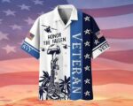 US Veteran Hawaiian Shirt Honor The Fallen Unique U.S Veteran Merch Gifts – Moonbestprint