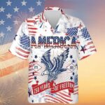 Eagle 250 Years Of Freedom Hawaiian Shirt America Anniversary Shirt Patriotic Eagle Gifts – Moonbestprint