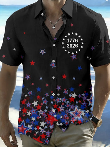 USA 250th Anniversary Button Up Shirt 1776 2026 Men Fourth Of July Clothes Best Patriotic Gifts – Moonbestprint