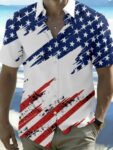 USA 250th Anniversary Button Up Shirt American Flag Independence Day Apparel Gifts For Men – Moonbestprint