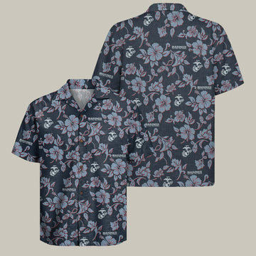 USMC 250th Anniversary Hawaiian Shirt Marines Pay The Price Veteran Merch Usmc Veteran Gifts – Moonbestprint