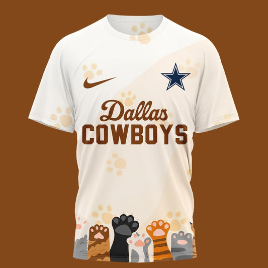 Dallas Cowboys | Premium NFL International Cat Day 3D Shirt Moonbestprint