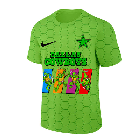 Dallas Cowboys | Premium NFL x Teenage Mutant Ninja Turtles 3D Shirt Moonbestprint