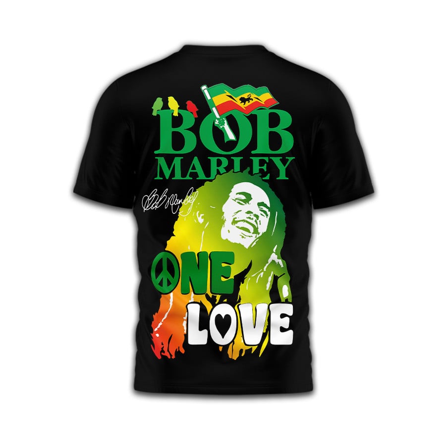 Dallas Cowboys | Premium NFL Bob Marley One Love 3D Shirt  Moonbestprint