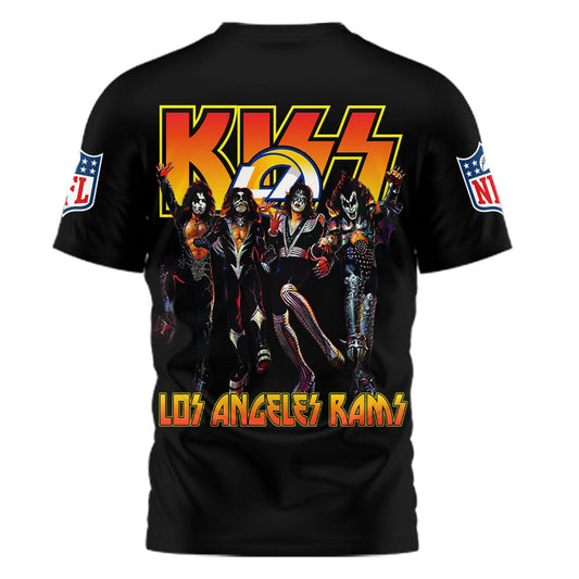 Los Angeles Rams | Premium NFL Kiss Band 3D Shirt Moonbestprint