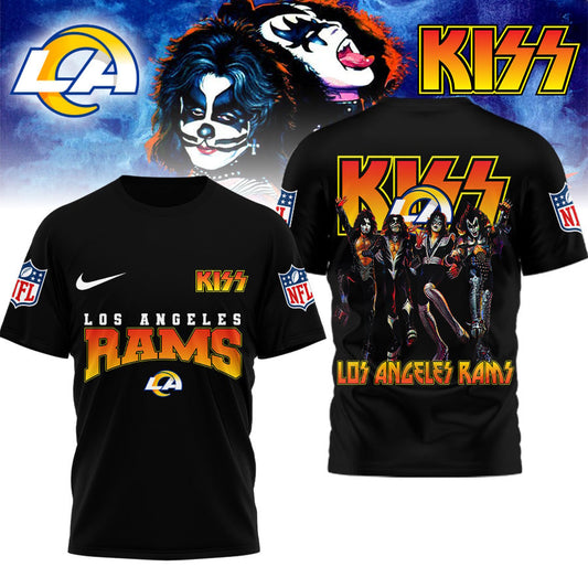 Los Angeles Rams | Premium NFL Kiss Band 3D Shirt Moonbestprint