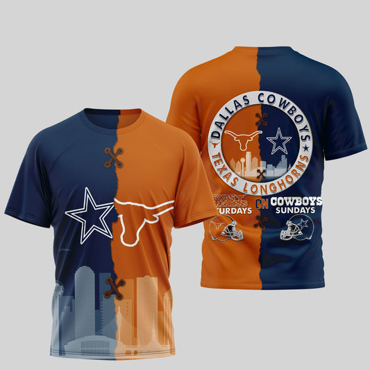 Dallas Cowboys | Premium NFL x NCAA 3D T-shirt  Moonbestprint