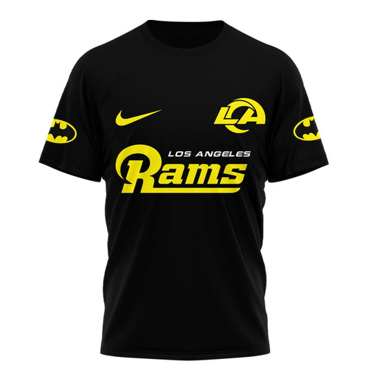 Los Angeles Rams | Premium NFL The Dark Night 3D Shirt Black Moonbestprint