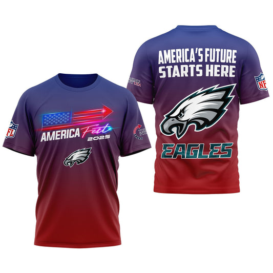Philadelphia Eagles | Premium American Fest 2025 3D Shirt TD Moonbestprint