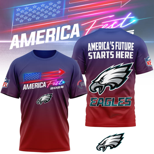 Philadelphia Eagles | Premium American Fest 2025 3D Shirt TD Moonbestprint