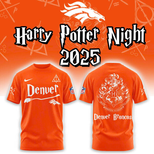 Denver Broncos Harry Potter Combo Tshirt | Jogger | Cap Moonbestprint