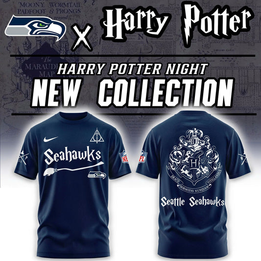 Seattle Seahawks Harry Potter Combo Tshirt | Jogger | Cap Moonbestprint