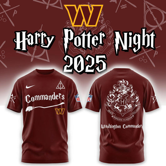 Washington Commanders Harry Potter Combo Tshirt | Jogger | Cap Moonbestprint