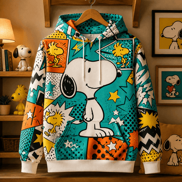 Snoopy Comic Pop Adventure 3D Hoodie