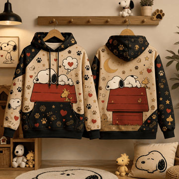 Snoopy Sweet Dreams 3D All-Over Print Hoodie