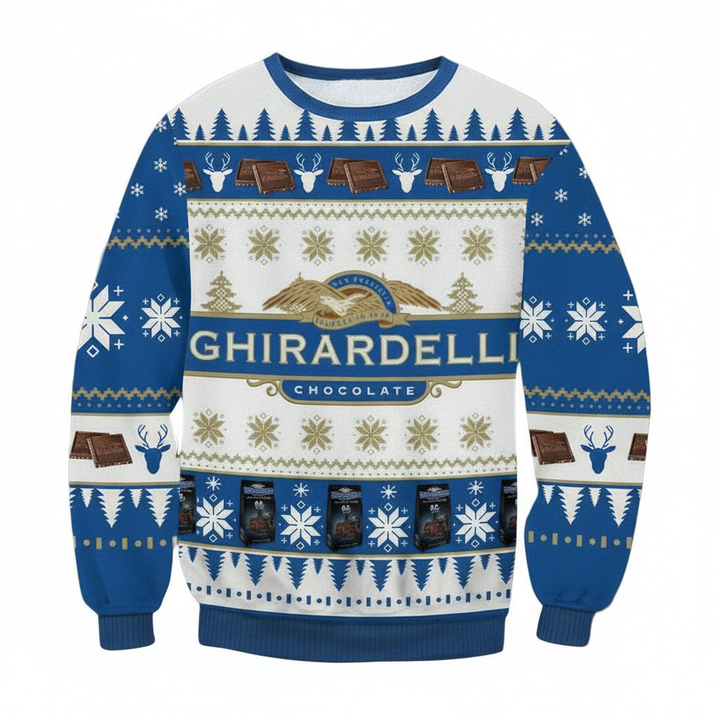 Ghirardelli Chocolate Ugly Christmas Sweater 2022 ? Usalast