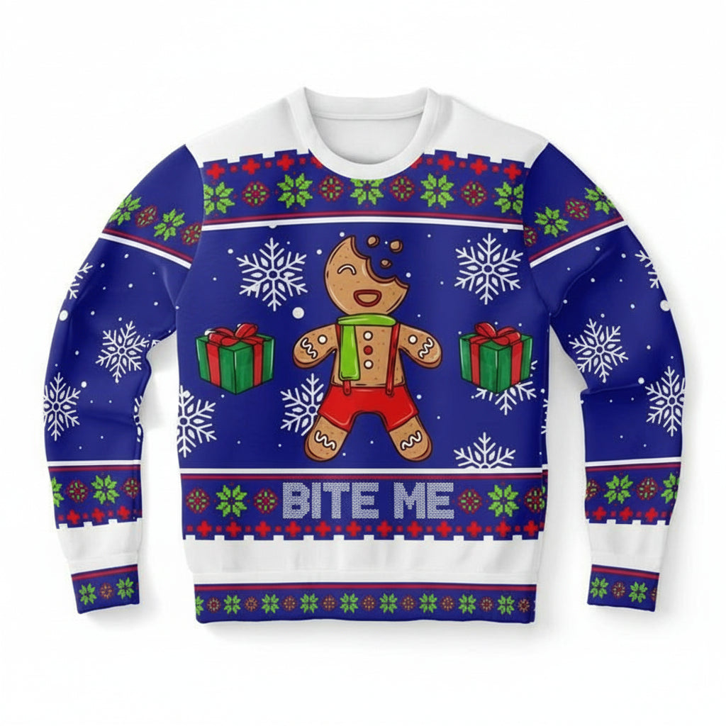 Gingerbread Gingerbread Cookie Xmas Eve Cute Cookie 3d Ugly Christmas Sweater ? Usalast