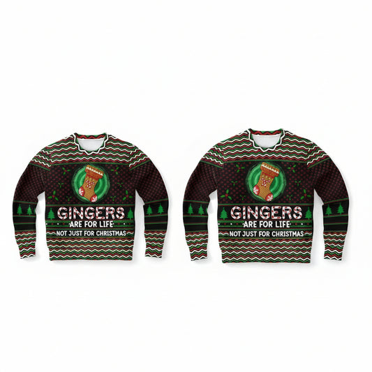 Gingers Are For Life Xmas Ginger Ginger Funny Ginger 3d Ugly Christmas Sweater ? Usalast
