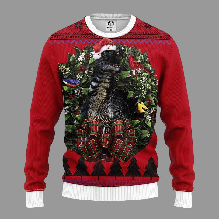 Godzilla King Kong King Noel Mc Ugly Christmas Sweater Thanksgiving Gift ? Usalast