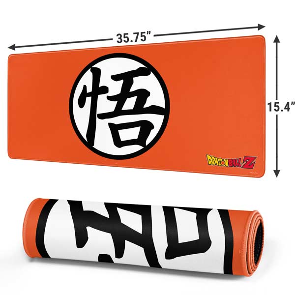 Dragon Ball Z Goku Iconic Kanji Symbol Gaming Mouse Pad Moonbestprint